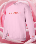 Anniversary Date Sweatshirts - With Name on Sleeve