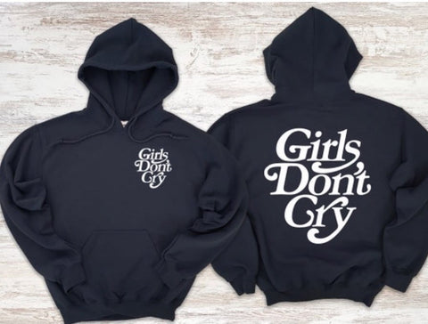 Girls Don´t Cry Logo Hoodie Black 伊勢丹-